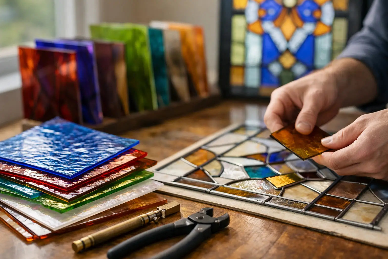 How to Choose Stained Glass for Your Project