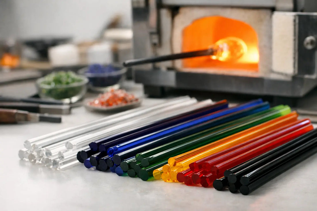 Choosing Glass Rods for Kiln Work