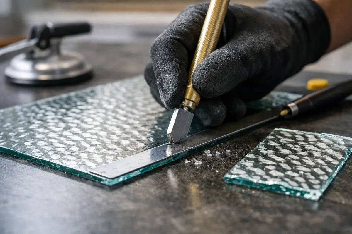 How to Cut Textured Glass Without Cracks