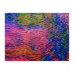 Bullseye Cranberry, Royal Blue, Spring Green 3+ Color Mix, Ripple, 3 mm, Fusible - 3216 - ETA EARLY JULY