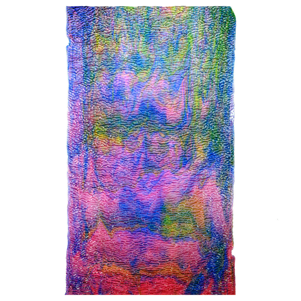 Bullseye Cranberry, Royal Blue, Spring Green 3+ Color Mix, Ripple, 3 mm, Fusible - 3216 - ETA EARLY JULY