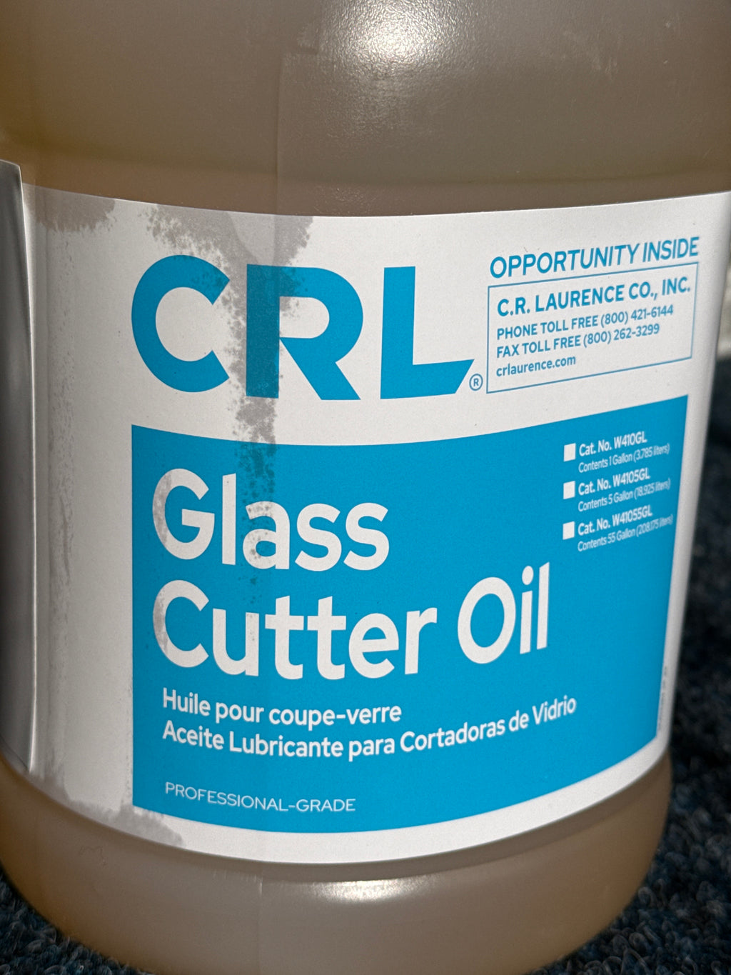 CRL Glass cutter oil