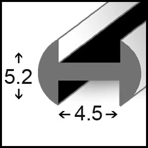 5.2RP – 5.2mm Lead Came Round Profile