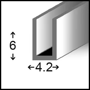 6SQ – 6mm Square Profile