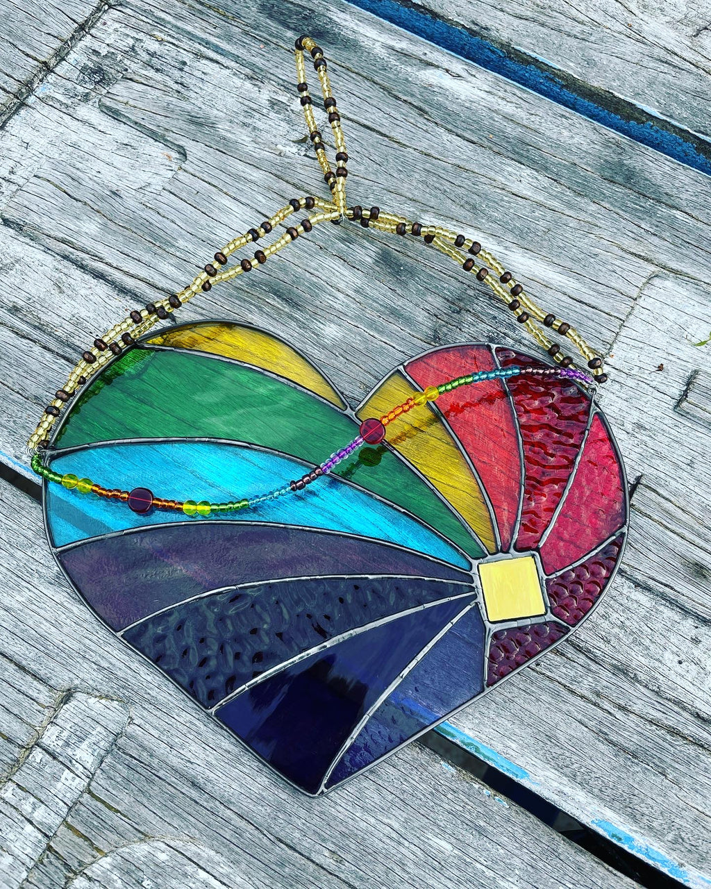 Rainbow Heart - Pattern - Digital A4 size (Copy)