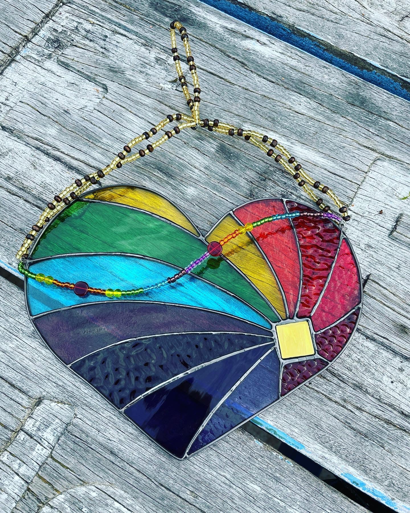 Rainbow Heart - Pattern - Digital A4 size (Copy)