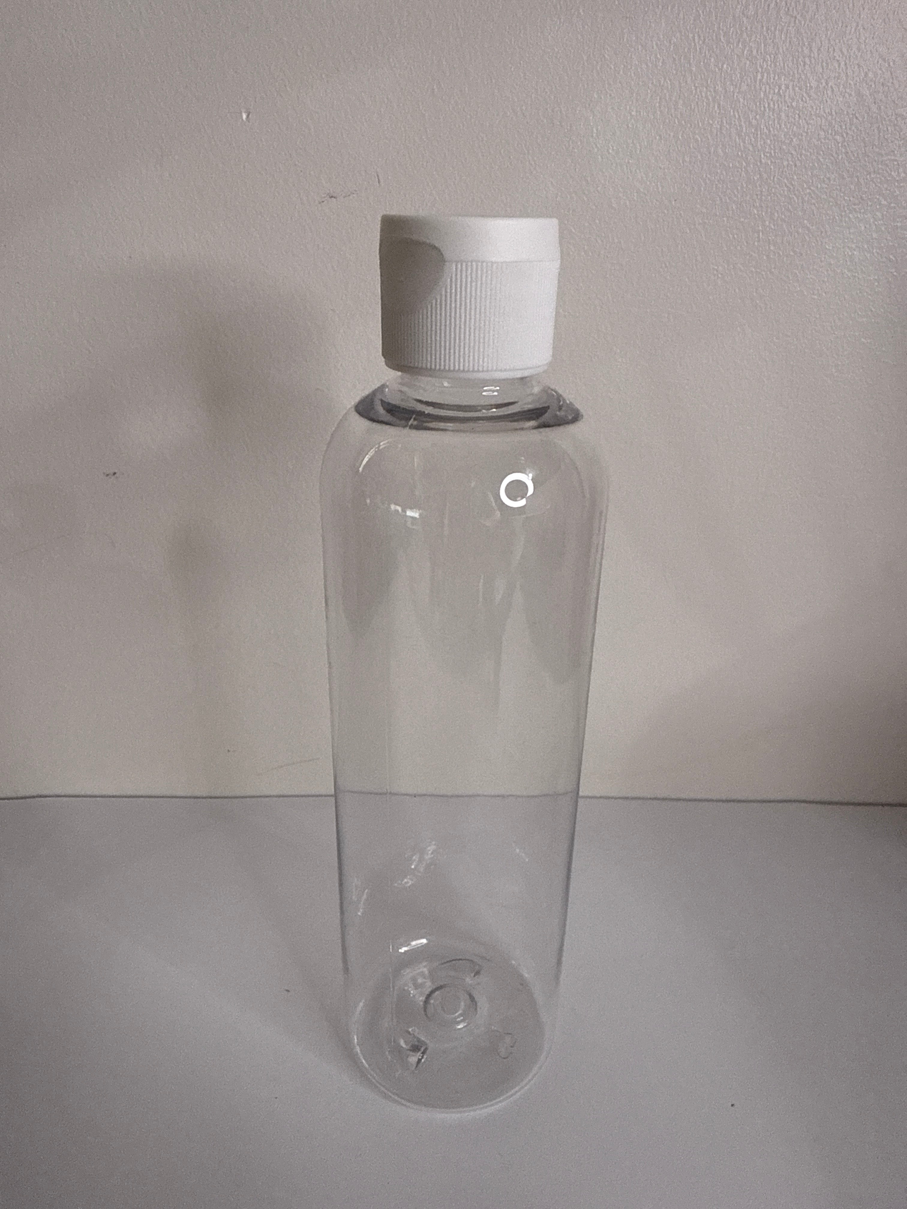 250ml Clear Empty Bottles with Lid