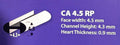 4.5RP – 4.5mm Lead Came Round Profile