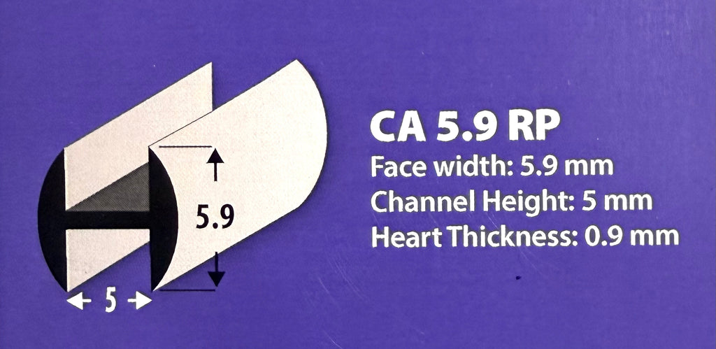 5.9RP – 5.9mm Lead Came Round Profile
