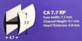 7.7 RP – 7.7mm Lead Came Round Profile