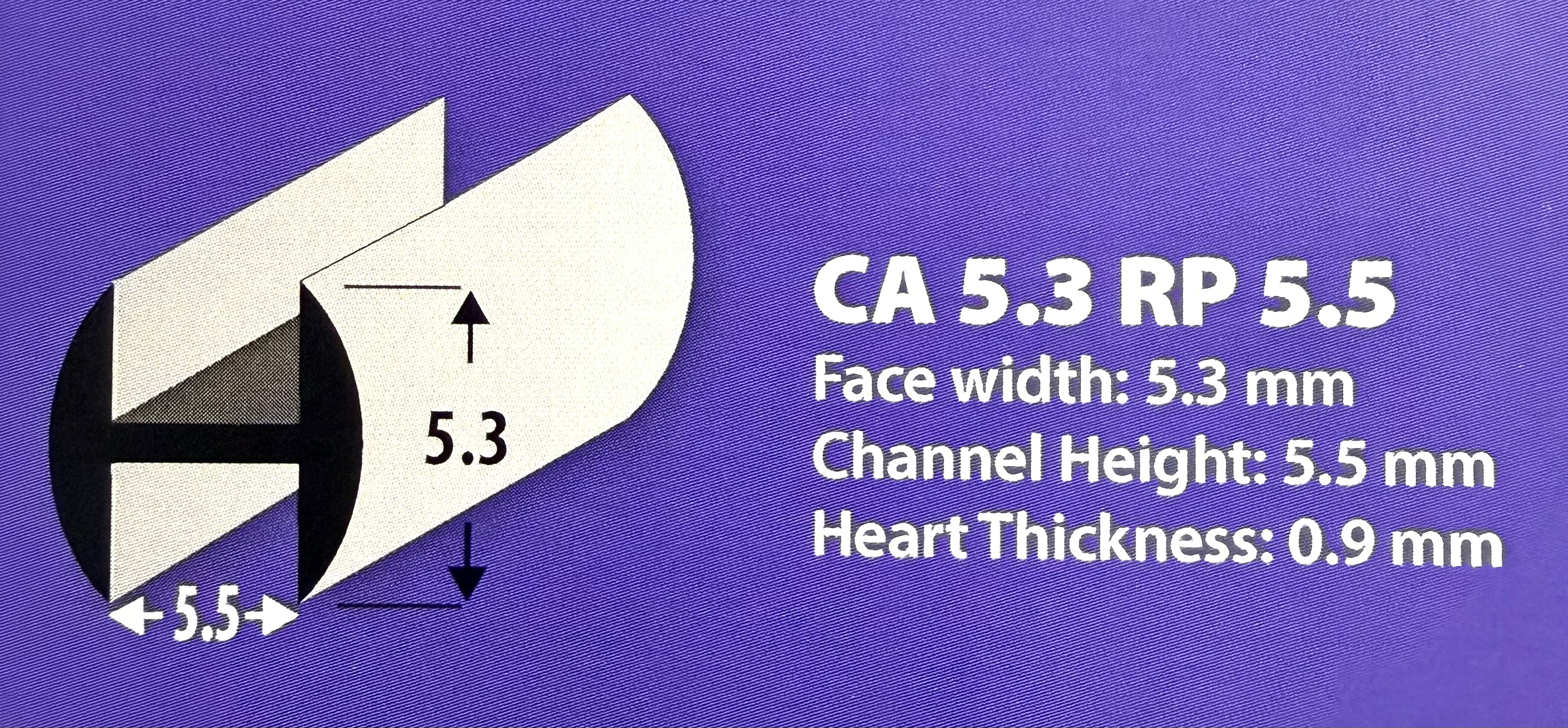 5.3RP – 5.3mm Lead Came Round Profile