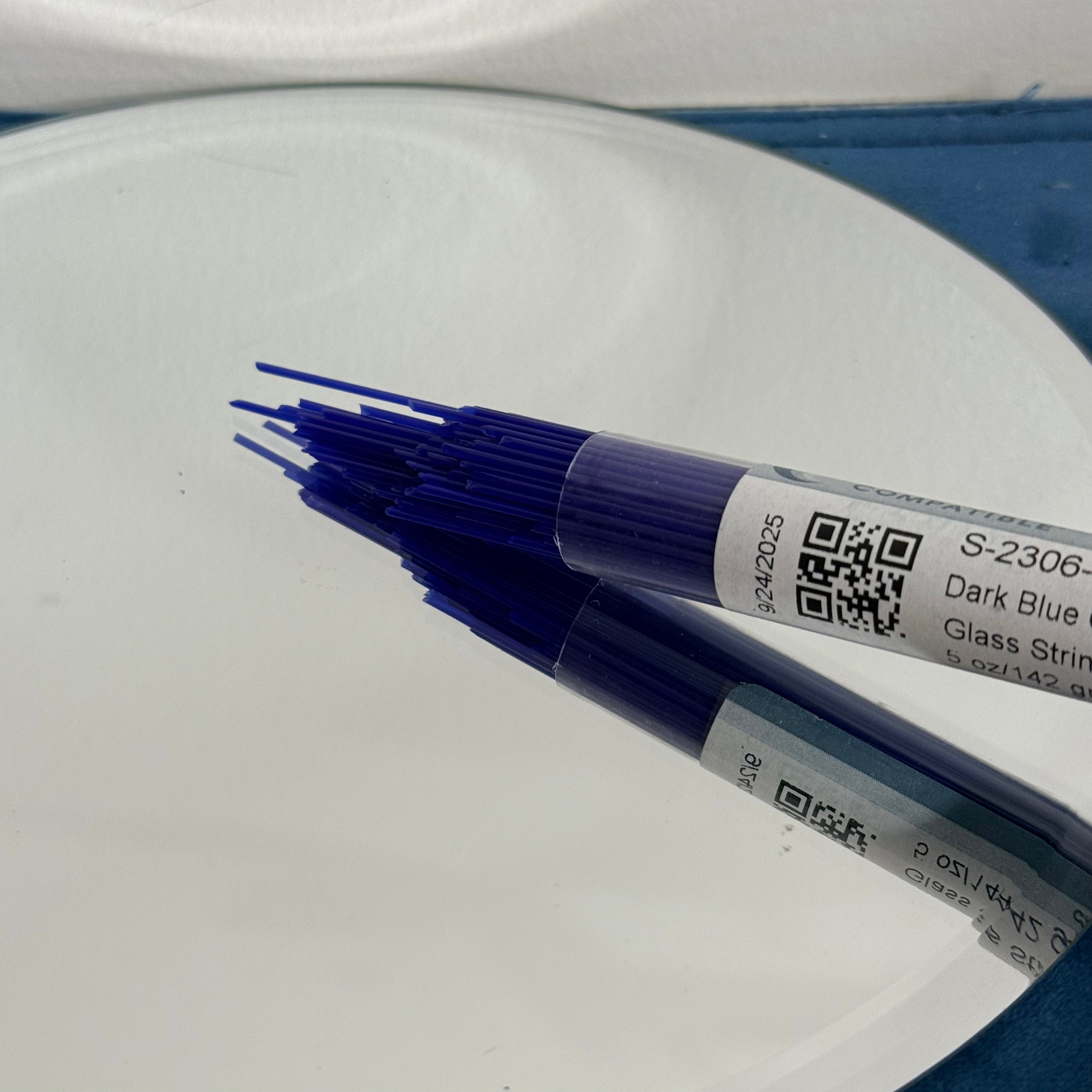 Oceanside Dark Blue Opal Stringers - 96 COE