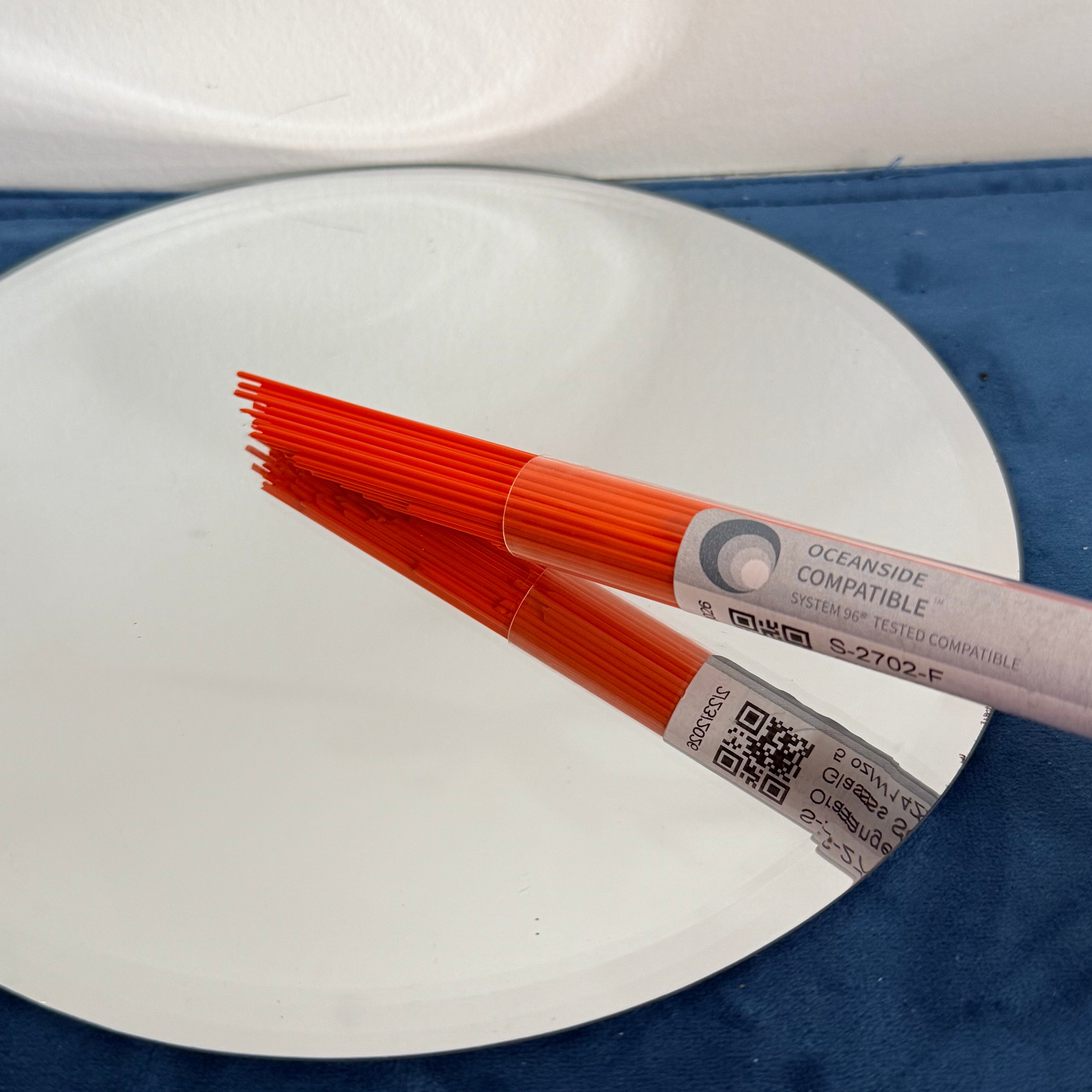 Oceanside Orange Opal Stringers - 96 COE