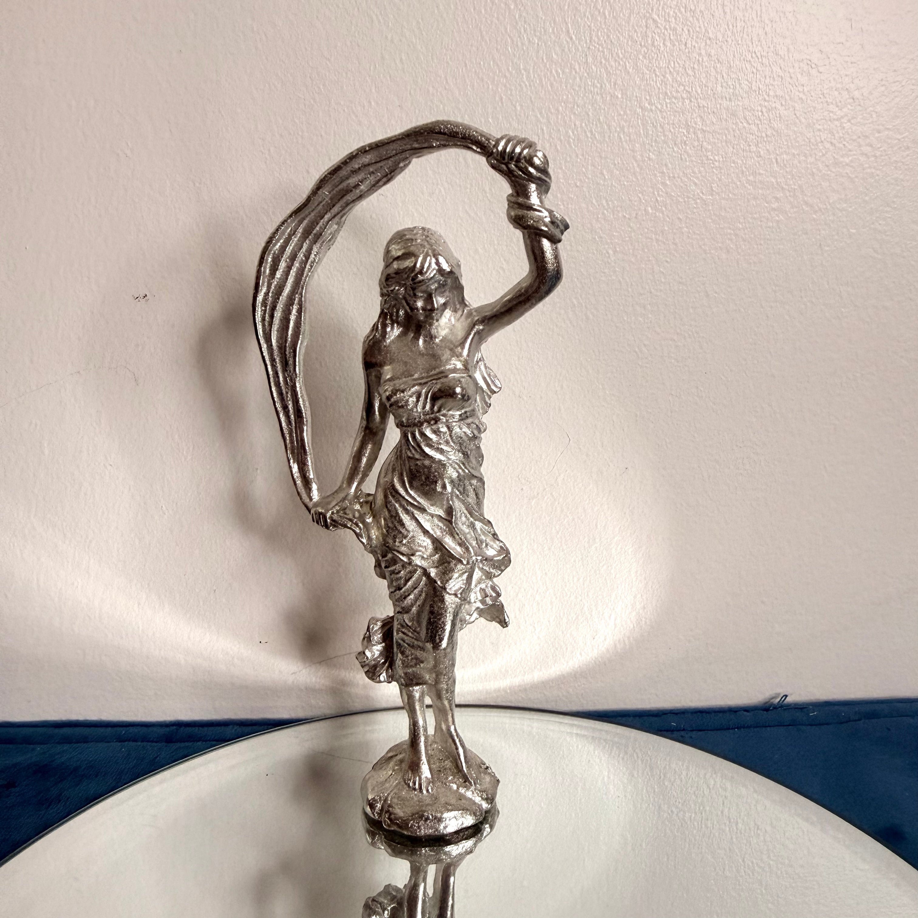 Butterfly lady with scarf Lead Casting