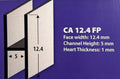 12.4 F – 12.4mm Lead Came Flat Profile