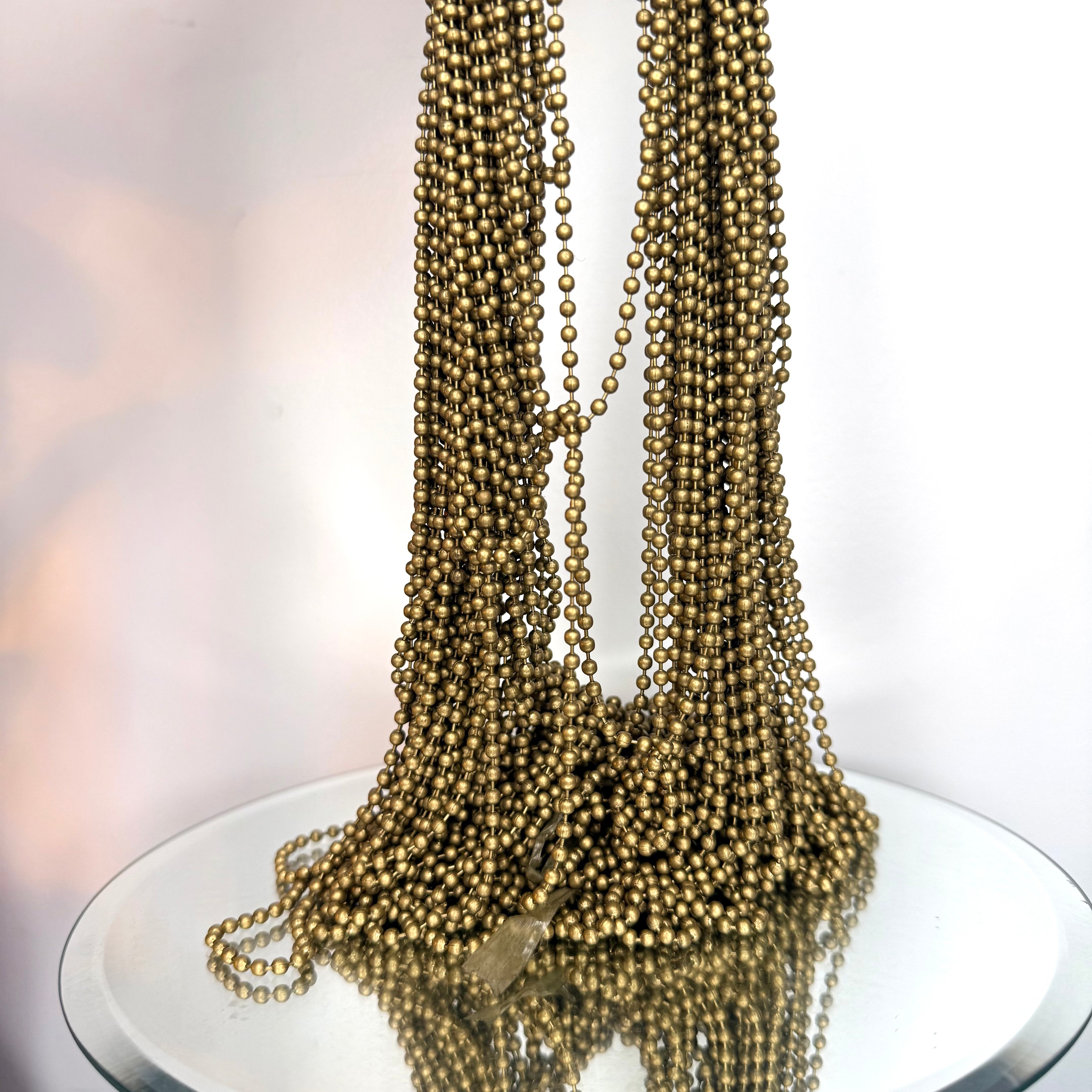 Ball Chain – 3.2mm – Silver Nickel or Brass