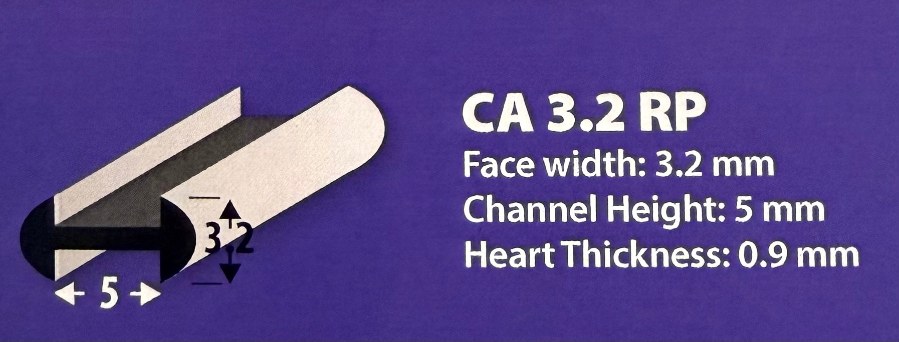 3.2RP – 3.2mm Round Profile Lead Came