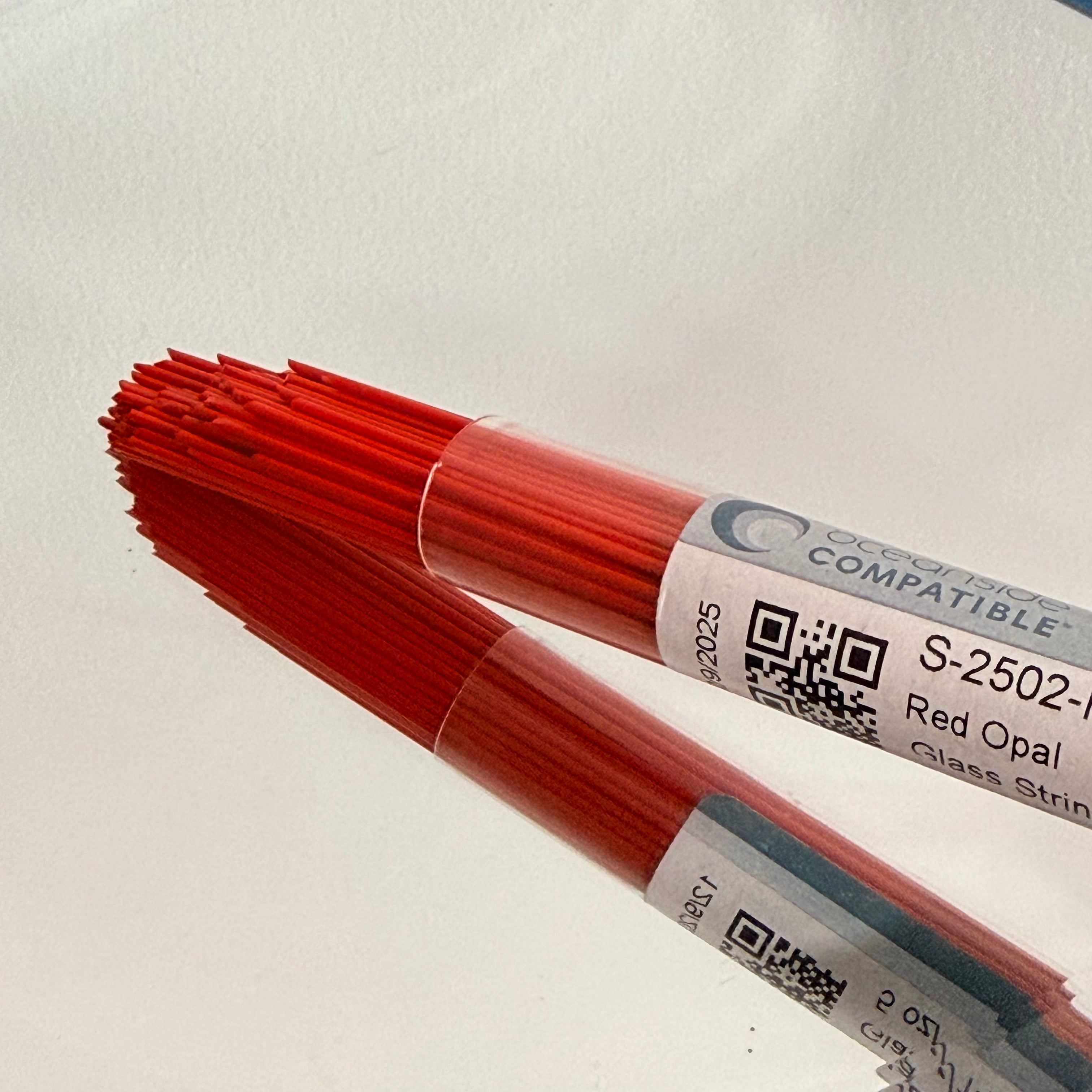 Oceanside Red Opal Stringers - 96 COE