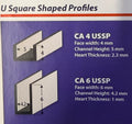 6 USSP – 6mm U shaped profile lead came