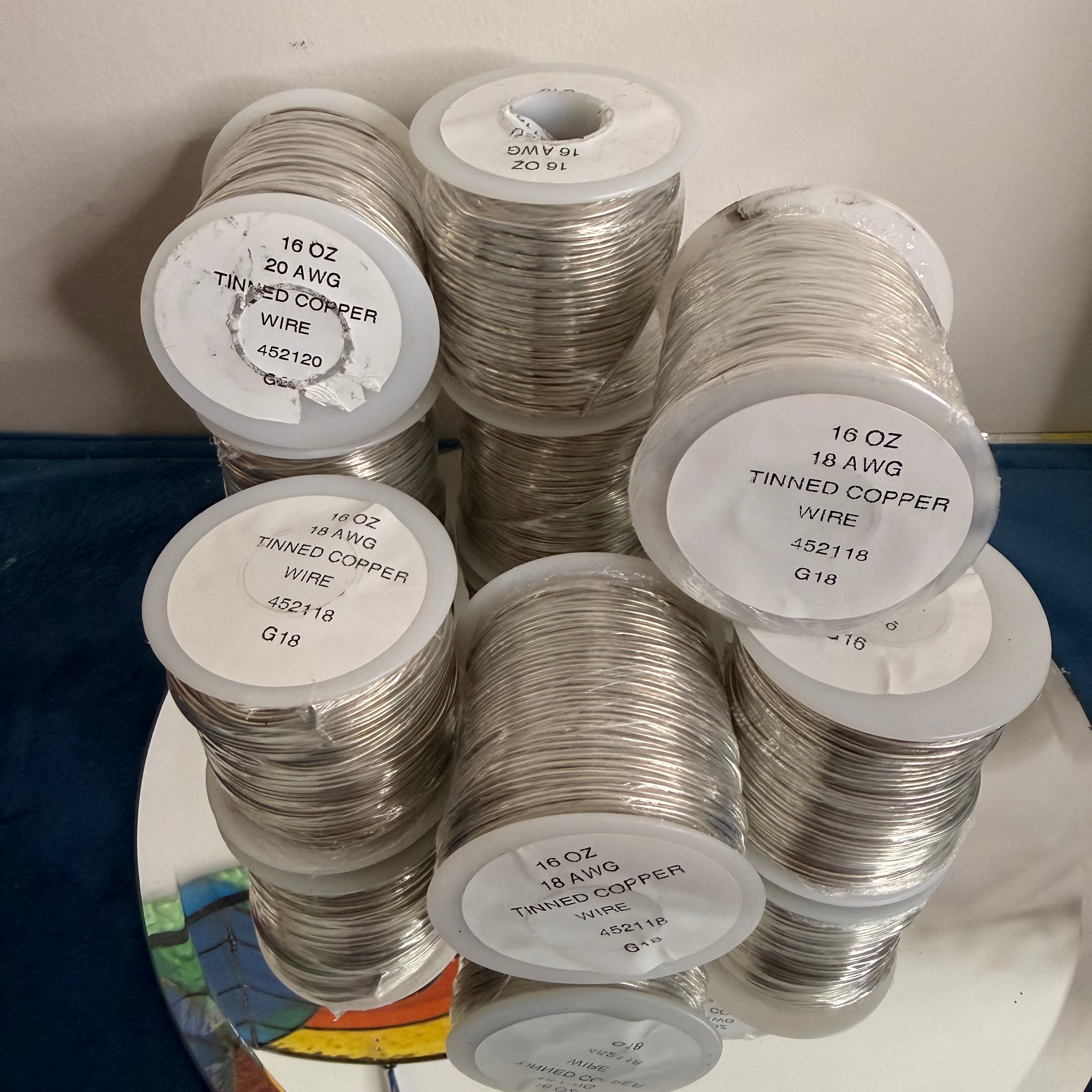16 Gauge - Tinned Copper Wire - 115grams - 460grams