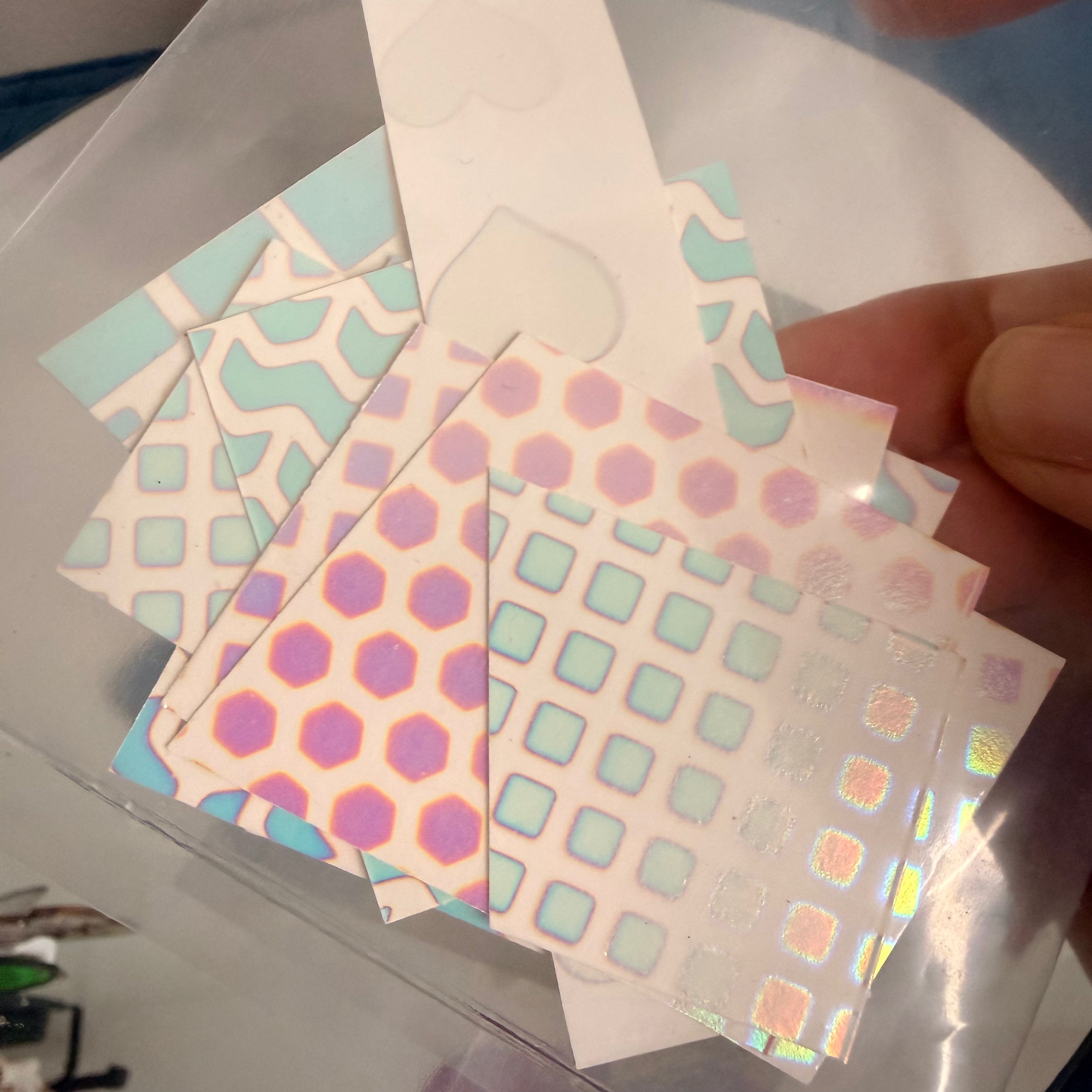Dicro Slide Pattern Scrap Pack - Small - Works with all glass COE's