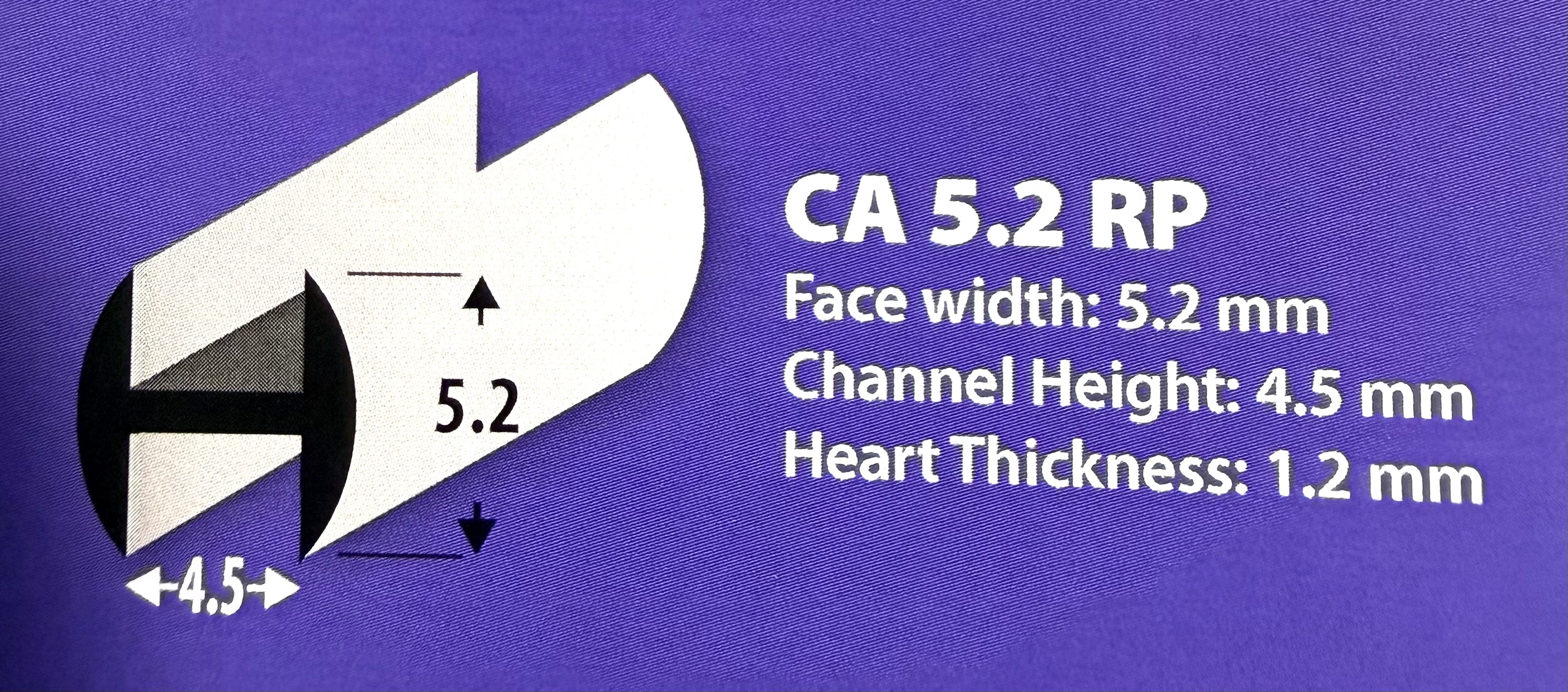 5.2RP – 5.2mm Lead Came Round Profile
