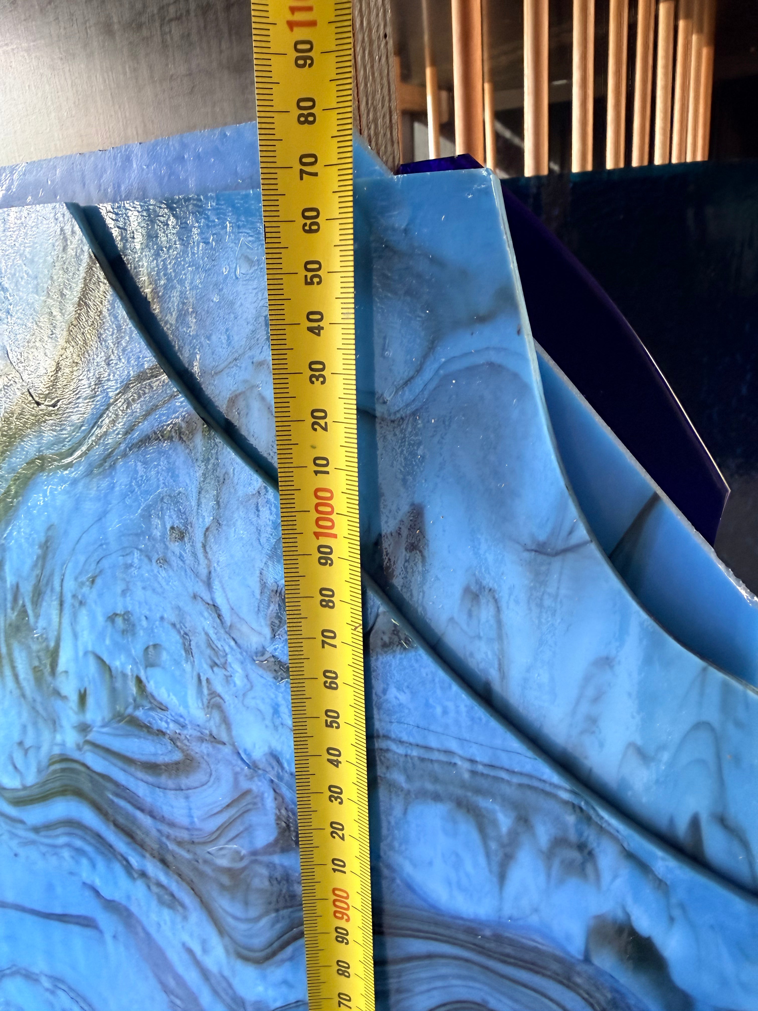 Wissmach Prisma Reactive Blue-Black, Fusible Glass (96-38)- Available now