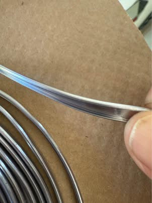 1.9mm Square U Channel Hobby Came-5Metres