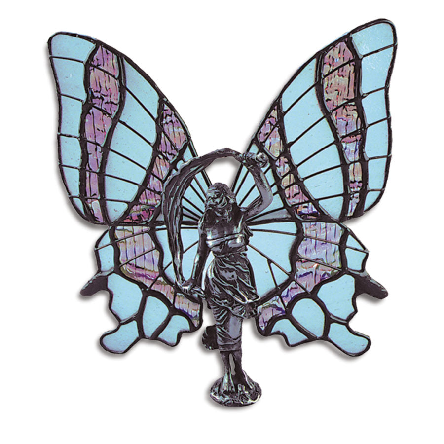 Butterfly lady with scarf Lead Casting