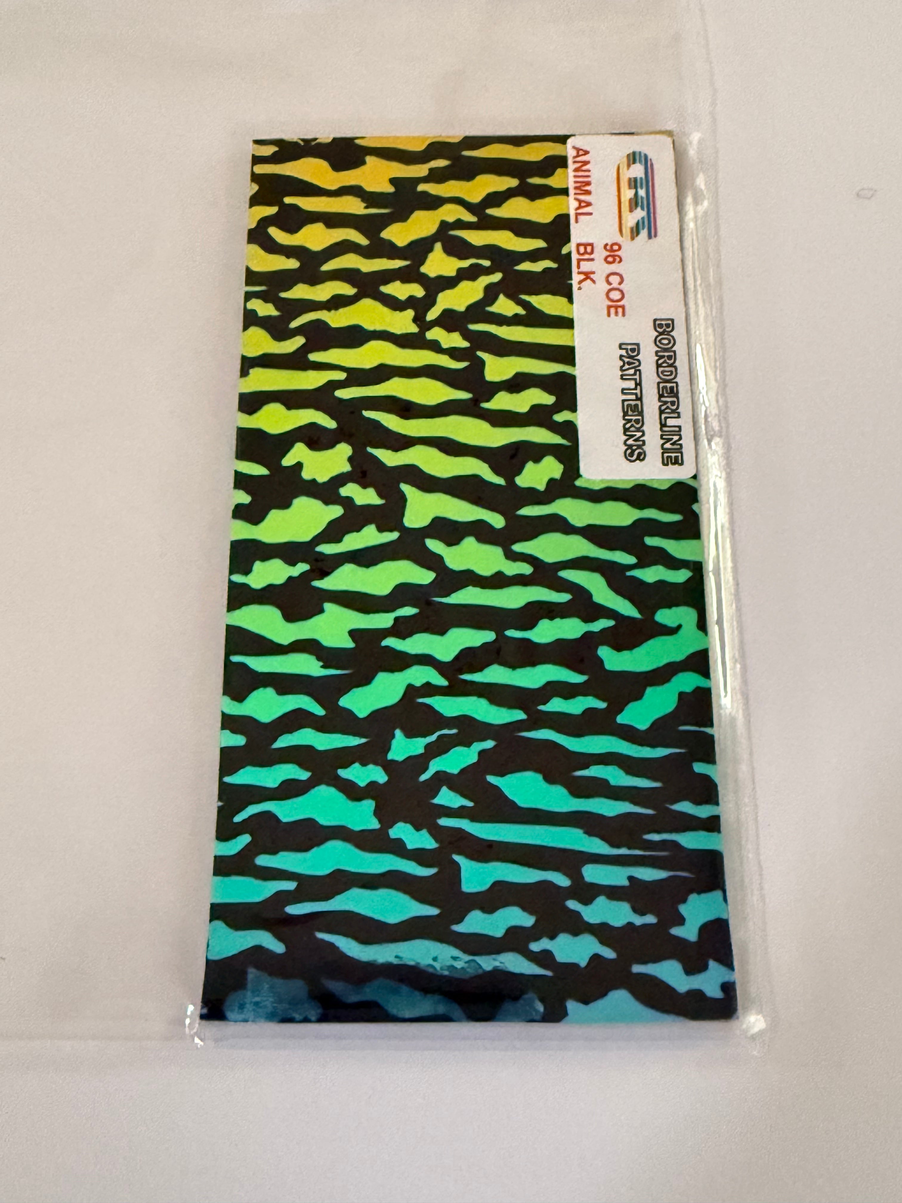CBS Dichroic COE 96 borderline patterns - Various colours and patterns