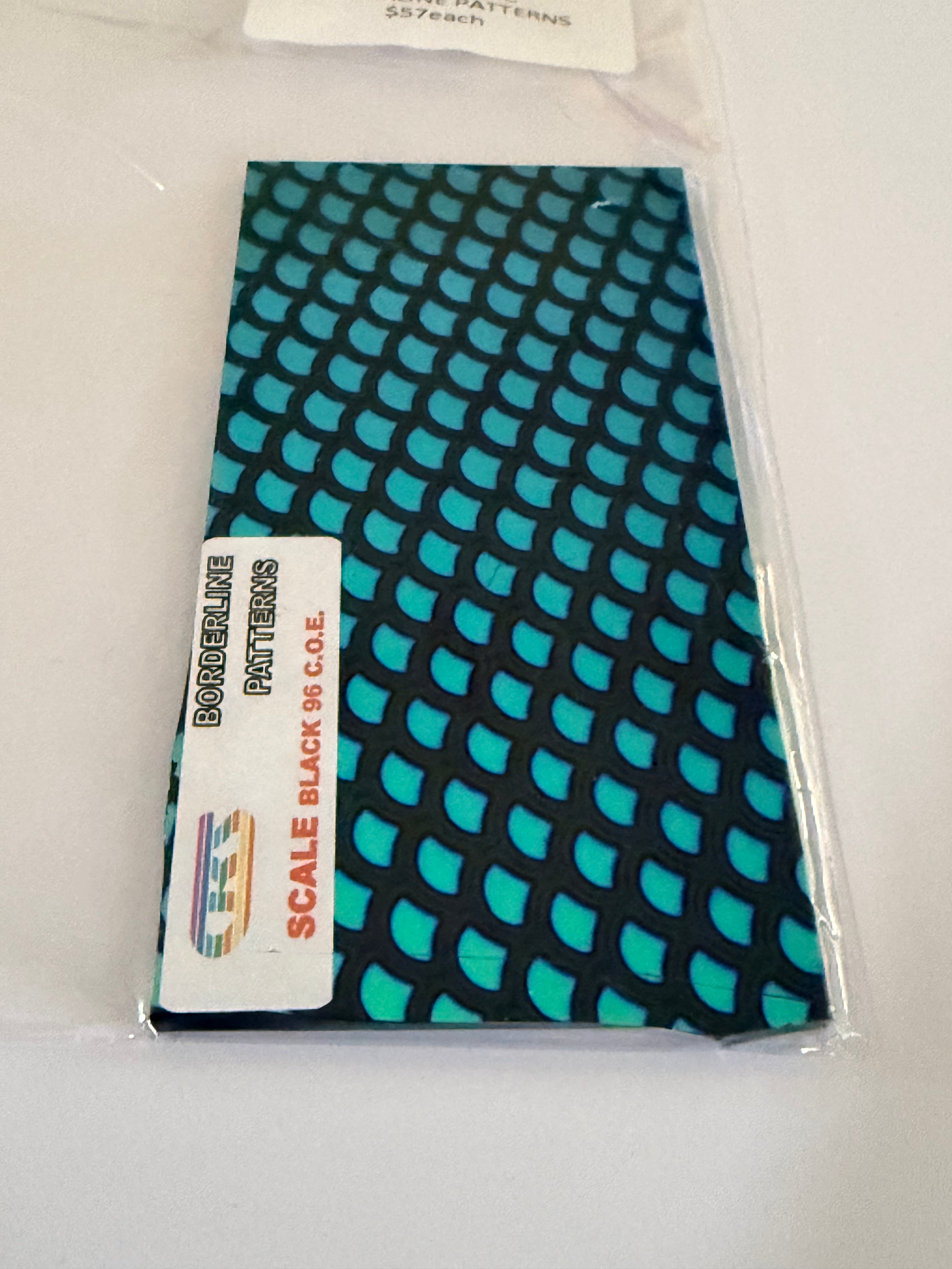 CBS Dichroic COE 96 borderline patterns - Various colours and patterns