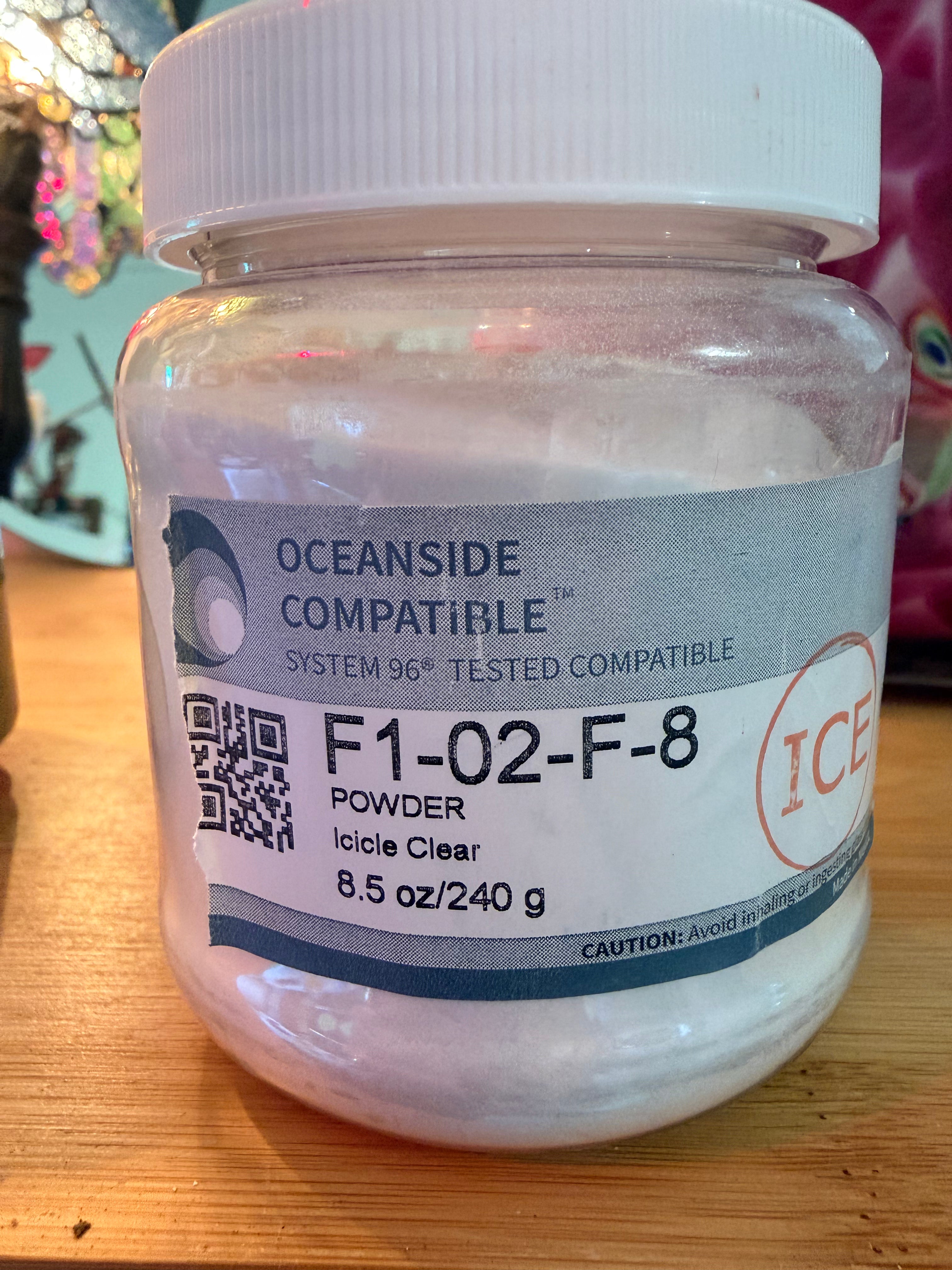 Oceanside Icicle Clear Powder - 240 grams