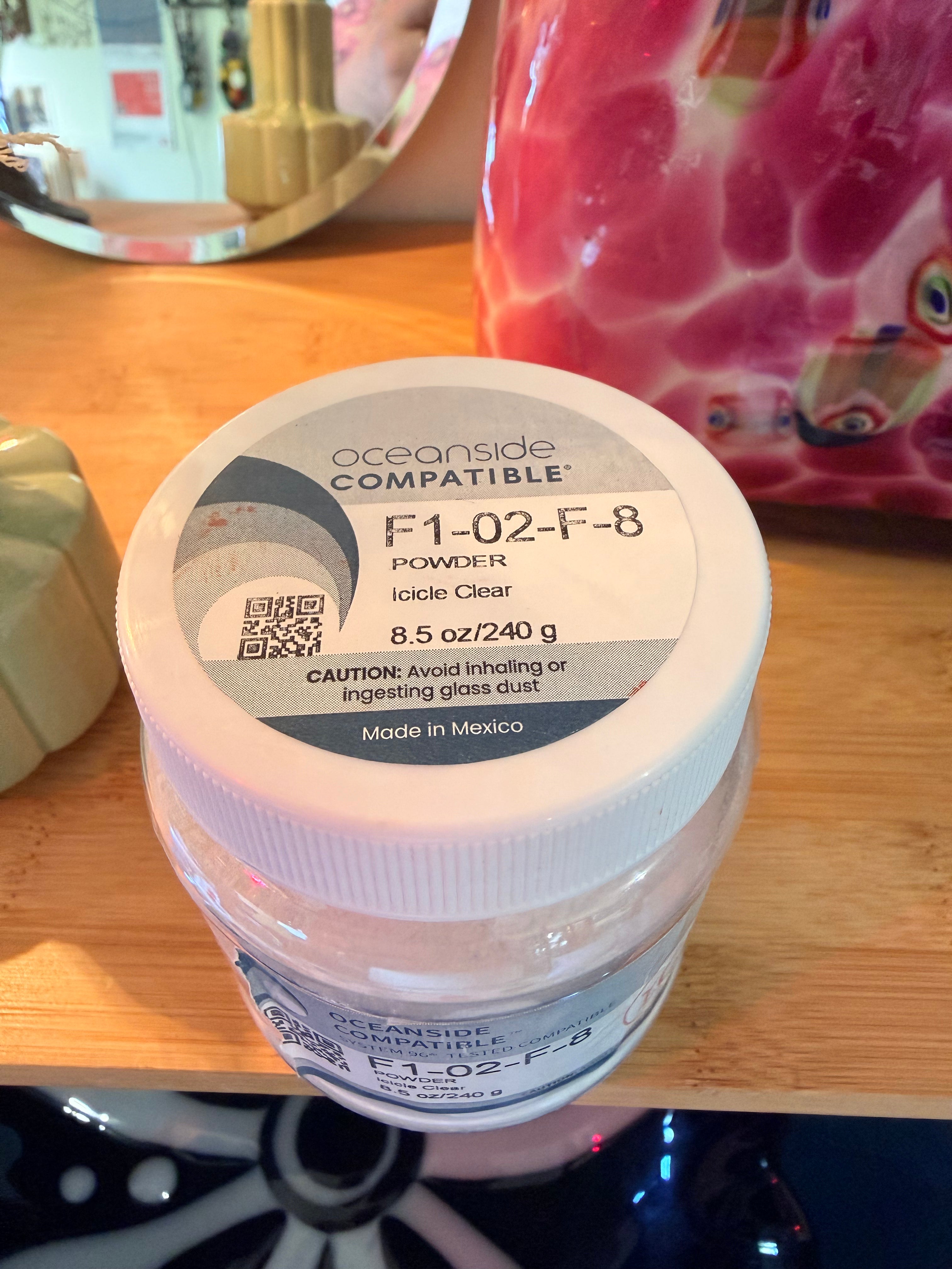 Oceanside Icicle Clear Powder - 240 grams