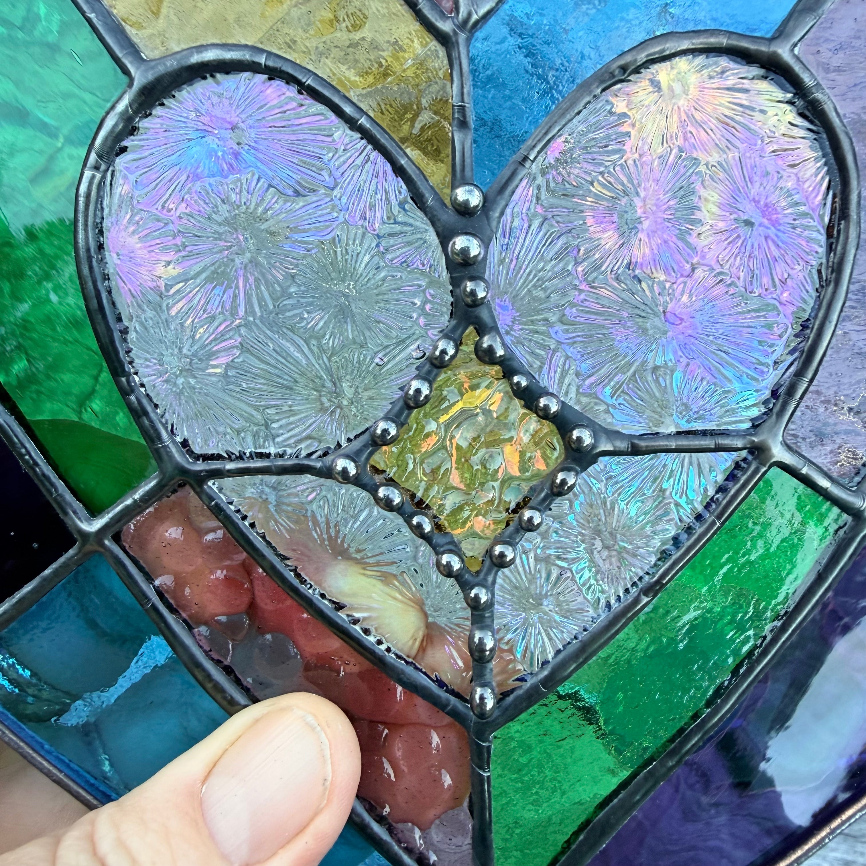 Iridised Heart - Pattern - Digital A4 size