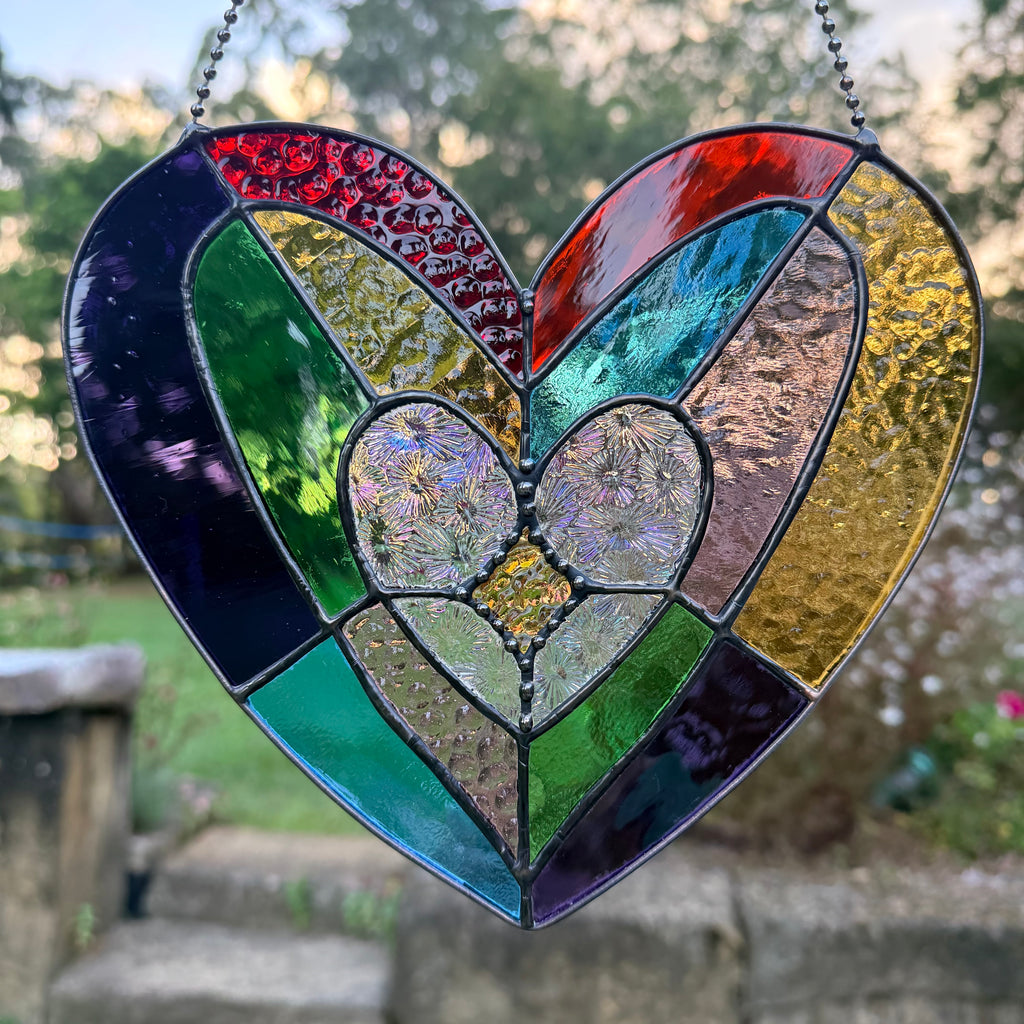 Iridised Heart - Pattern - Digital A4 size