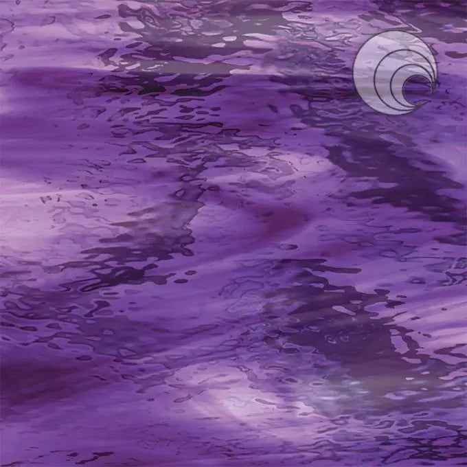 Oceanside Violet/Pale Purple Waterglass Fusible - OGT4441WF - ETA EARLY JULY