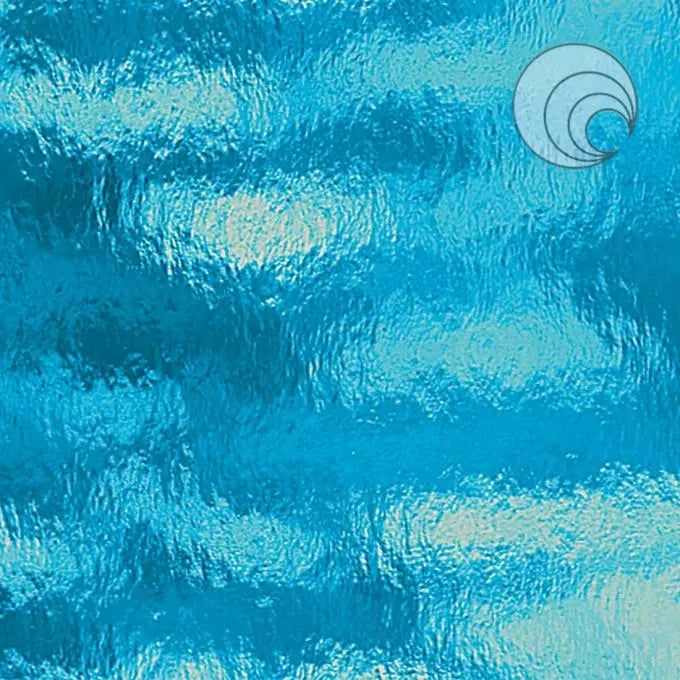 Oceanside Sky Blue Rough Rolled Fusible - Pre Purchase only