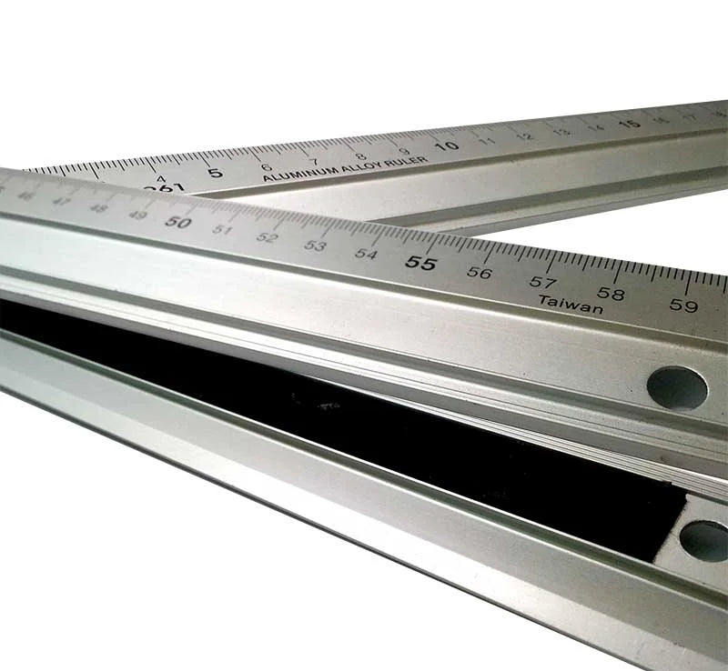 30cm Aluminum Ruler with raised edge for easy cutting