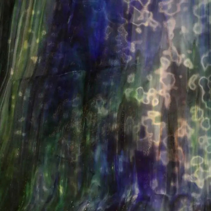 Youghiogheny Cobalt Blue and Emerald Green Mottle - Pre Purchase only