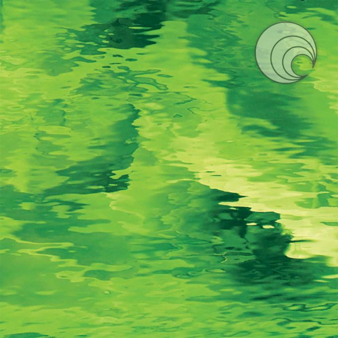Oceanside Moss Green Waterglass Fusible - OGT5262WF - ETA OCTOBER