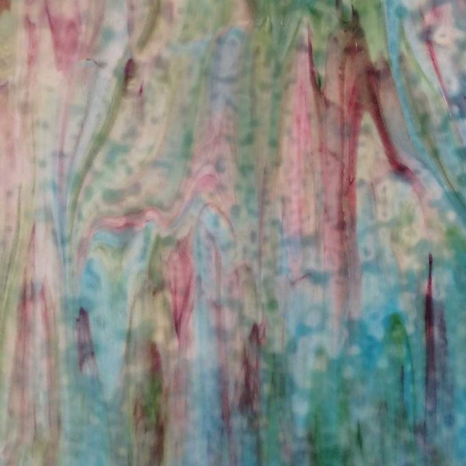 Youghiogheny White, Turquoise, Green, Gold Pink Mottle - Y6647RG - ETA OCTOBER