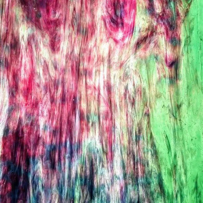 Youghiogheny Red with Emerald Green True Dichroic - YTD904